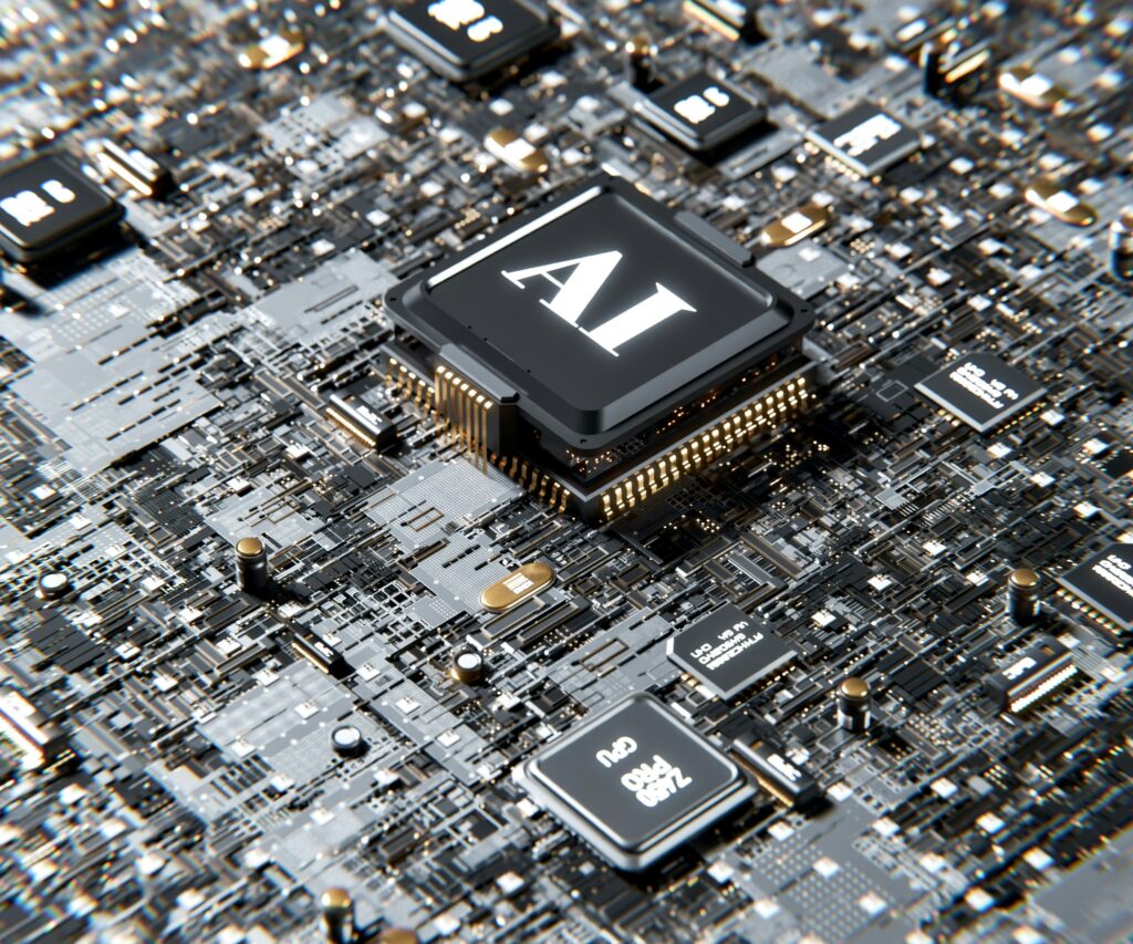 AI chip in motherboard